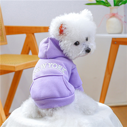 Ready Stock Wholesale Dog Clothes "NEW YORK" Pet Hoodie |Ruispet wear
