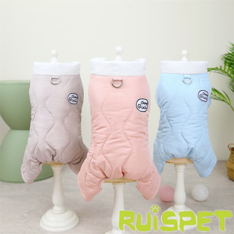 Waterproof Padded Dog Winter Clothes Pet Overall |Ruispetwear