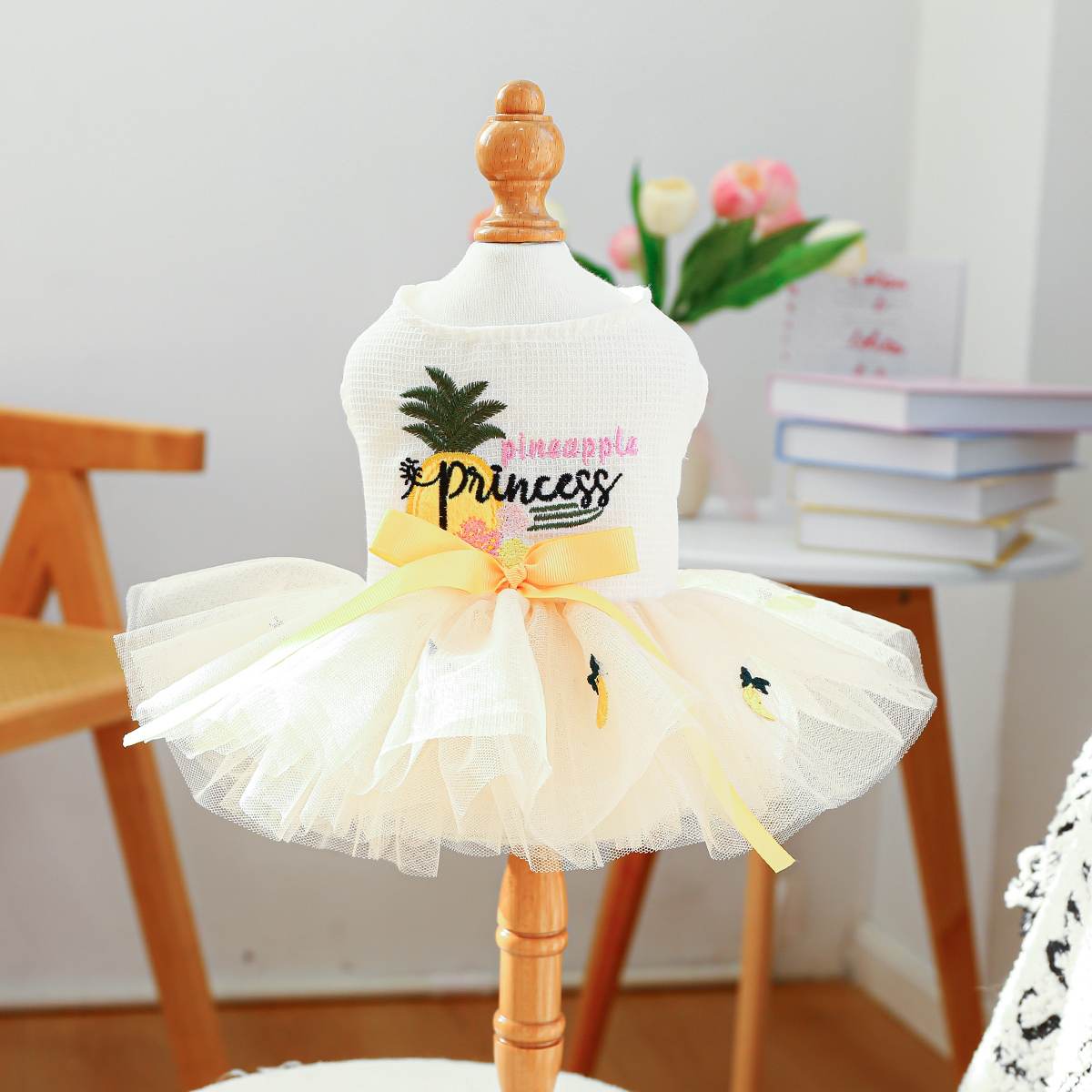 PC25S22# Ready Stock Pineapple Design Dog Dress Wholesale Pet Clothes  |Ruispetwear