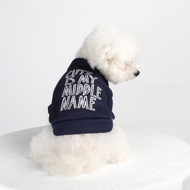 RA25P06#  Cozy Embroidered Pet Hoodie with Cute Pattern |Ruispet wear