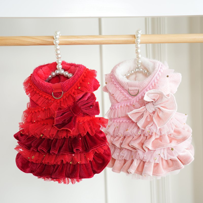 RA25D23#  High-Quality  Dog Dress Pet Clothes with Lining |Ruispet wear