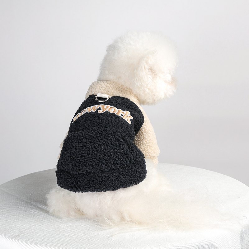 RA25P22# Winter Warmth Embroidered Pet Coat for Puppies |Ruispet wear