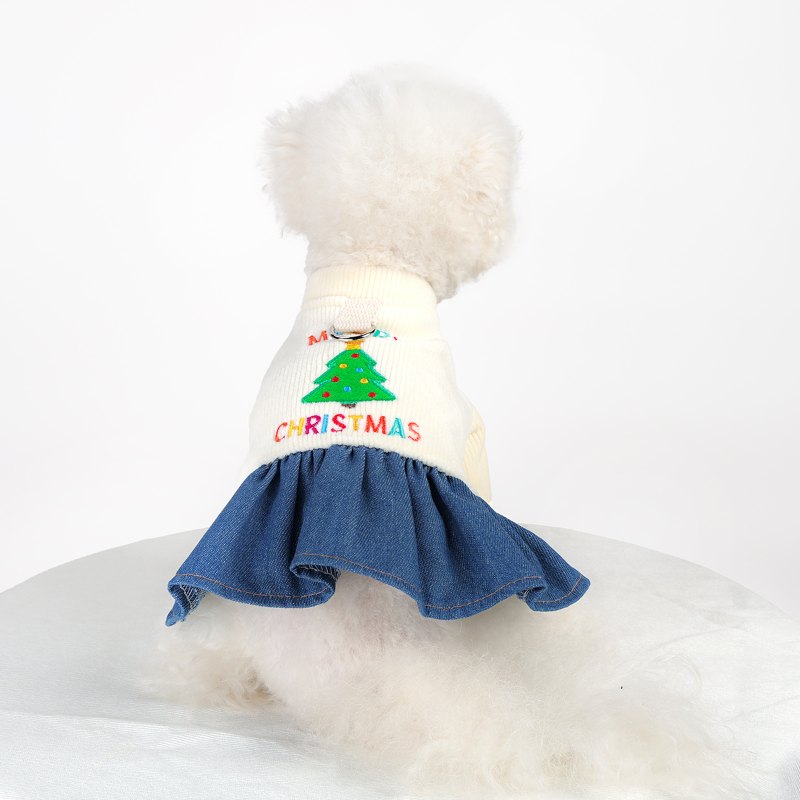 RA25P42#  Christmas Tree Dog Dress Pet Clothes| Ruispet wear