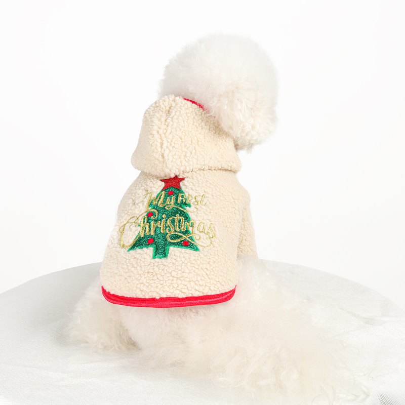 RA25P47#  Star Tree Pet Sweatshirt – Christmas Winter Dog Style| Ruispet wear
