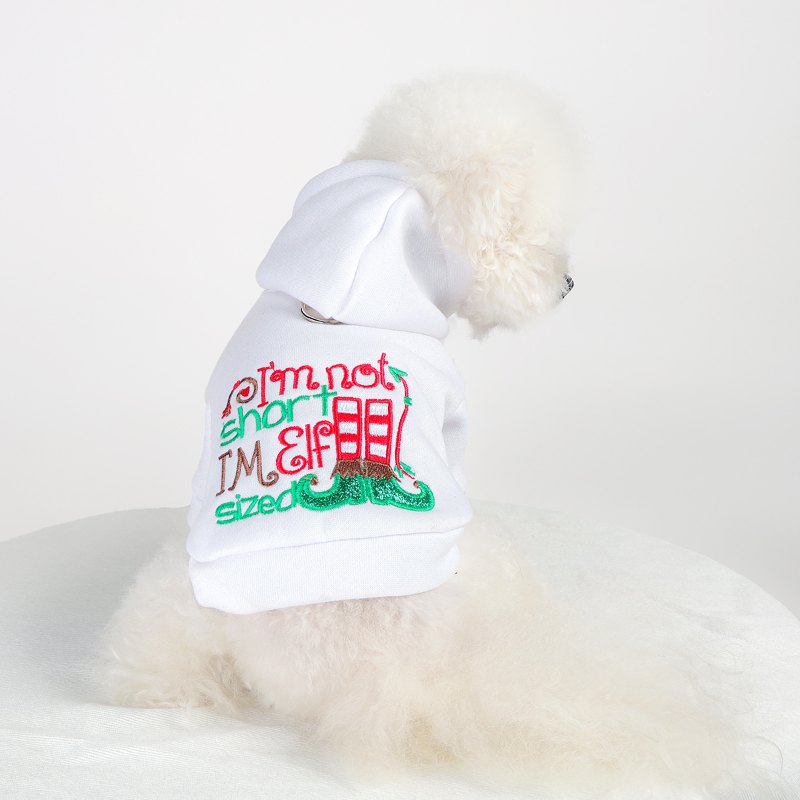 RA25P46#   Embroidery Pet Sweatshirt – Sweet Winter Style| Ruispet wear