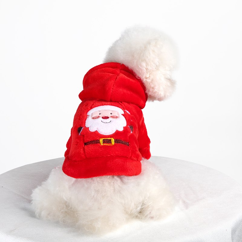 RA25P39#  Christmas Flanel Fleece Dog Coat | Ruispet wear