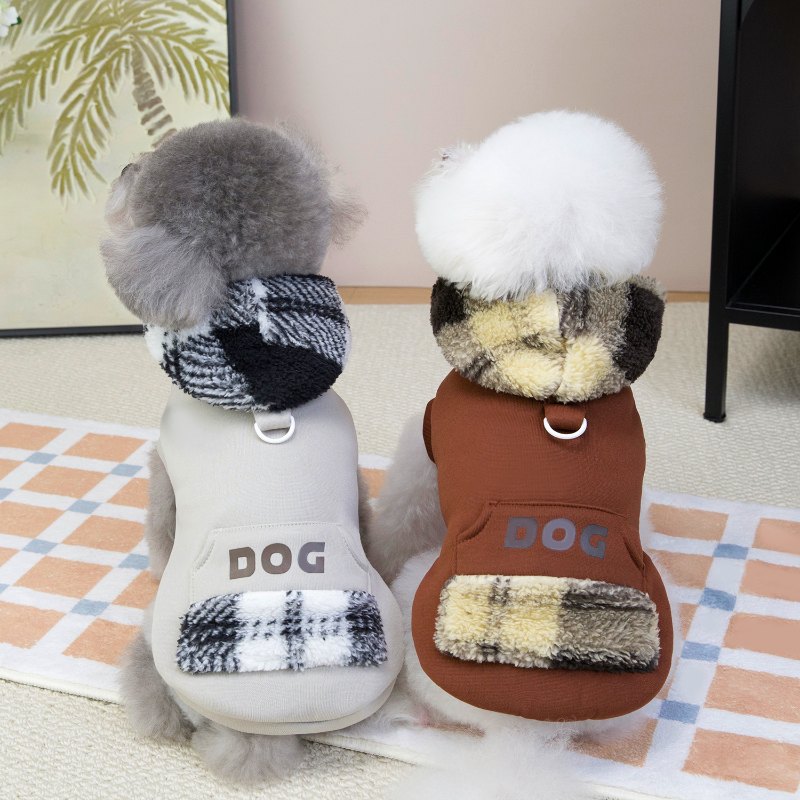 RC25F13#  Fleece Pet Hoodie Dog Coat | Ruispet wear