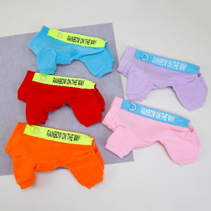 RY25F08#  OEM Fleece Dog Jumpsuit Manufacturer – Custom Colors & Sizes | Ruispet wear