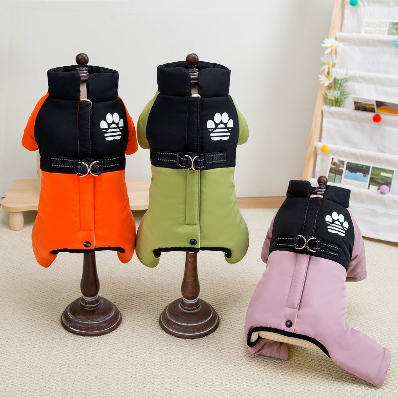 RC25F34#  Waterproof Puffer Dog Jumpsuit – Warm Four-Leg Style | Ruispet wear