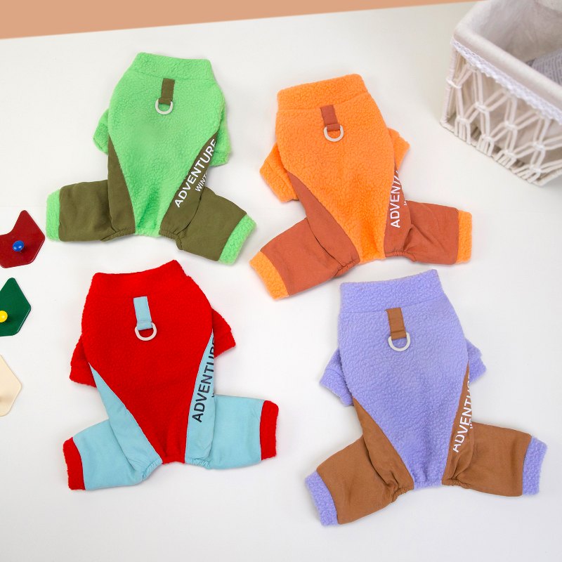 RY25F13# Adventure Winter Dog Polar fleece Jumpsuit | Ruispet wear