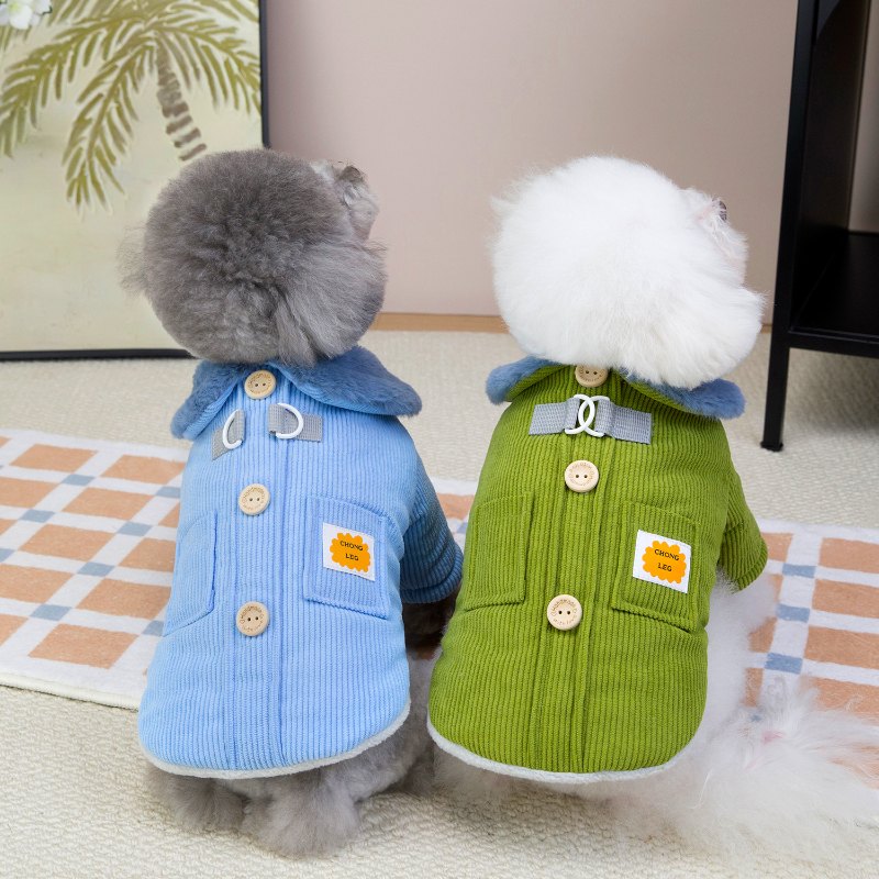 RC25F28#  Corduroy Dog Jacket  | Ruispet wear