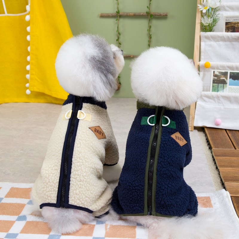 RC25F22# Breathable Fleece Dog Jumpsuit – Comfortable Daily Outfit | Ruispet wear