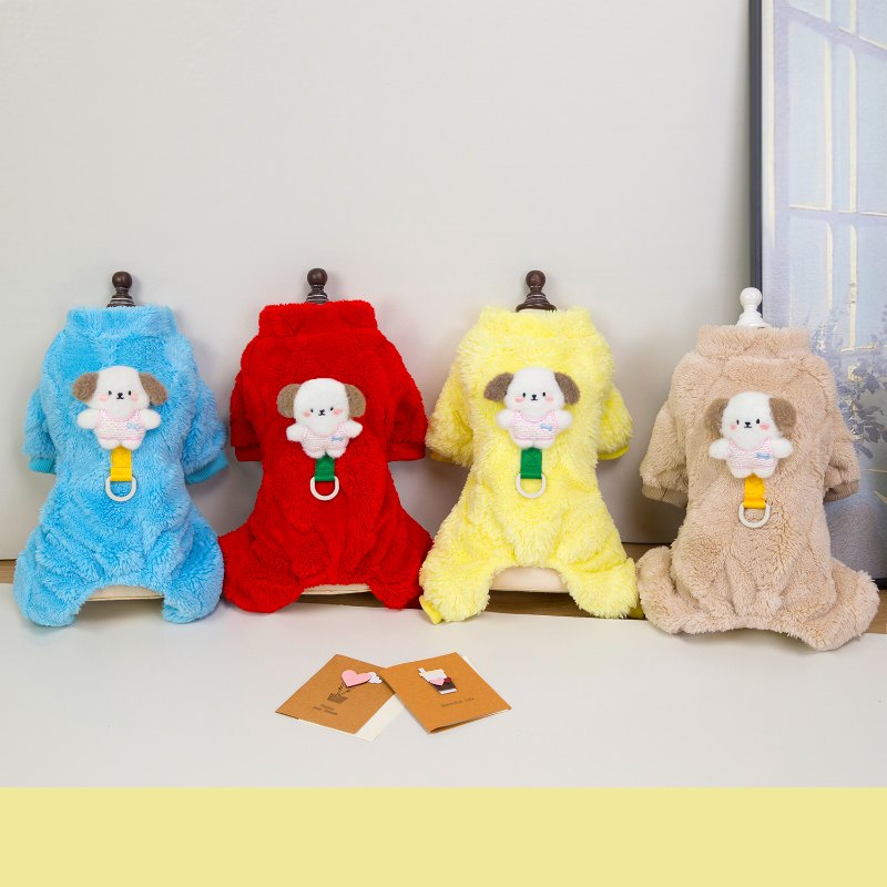 RY25F05#  Wholesale Fleece Dog Jumpsuit – Bulk Order Available | Ruispet wear
