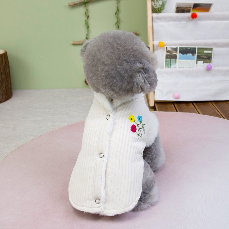 RC25F23# Quilted Dog Coat with Fleece Lining – Enhanced Warmth | Ruispet wear