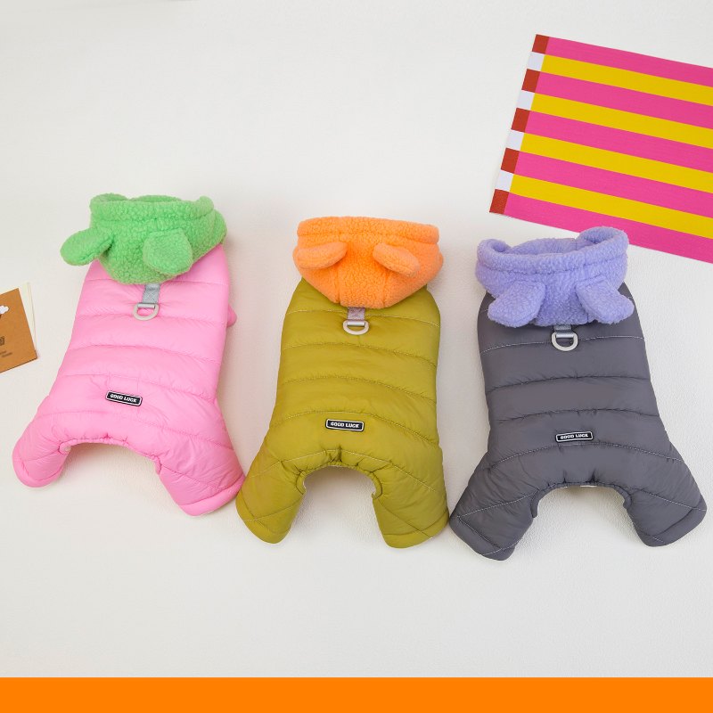 RY25F32# Thick Quilted Dog Jumpsuitf | Ruispet wear