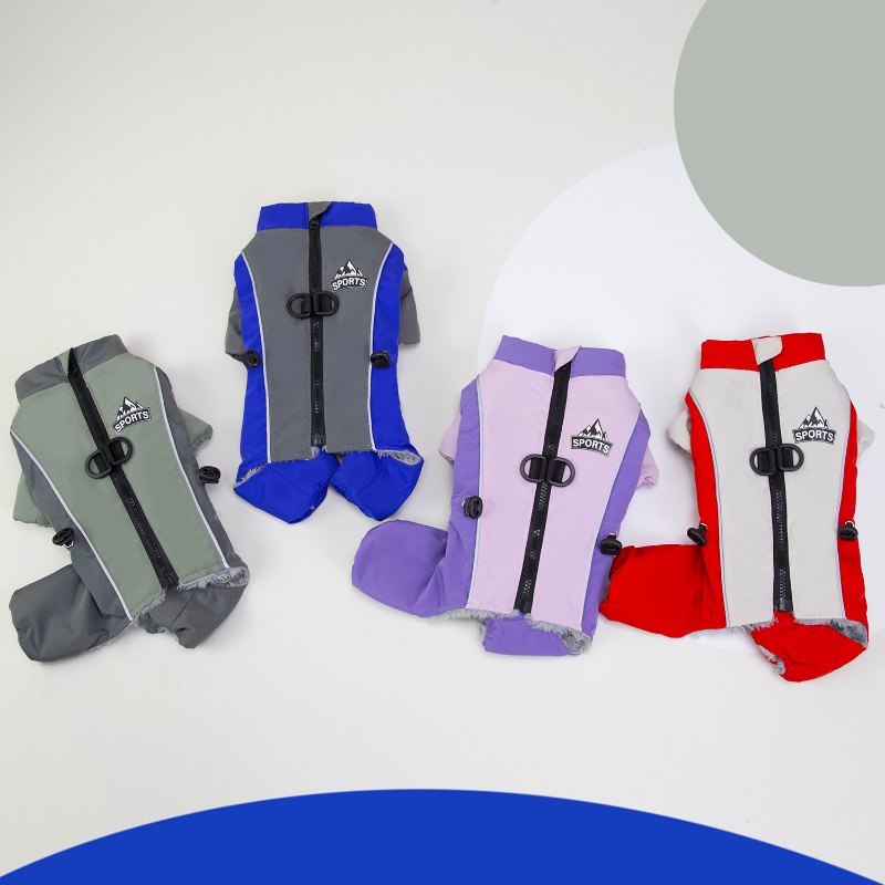 RY25F40# Dog Ski Outfit – Warm, Reflective & Waterproof Snow Wear | Ruispet wear