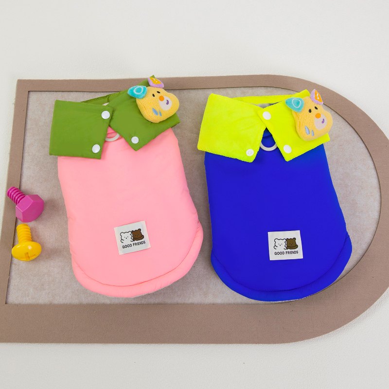 RY25F27# Padded Dog Coat with removable collar | Ruispet wear